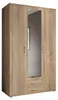 Kleiderschrank HARPER BREST BHT 120x196x54 cm braun Produktbild-Vorschau 1