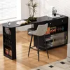 Merax Ausziehbarer Bartisch mit 360° Drehfunktion, Produktbild-Vorschau 4