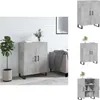 vidaXL Sideboard Betongrau 69,5x34x90 cm Holzwerkstoff -  Produktbild-Vorschau 1