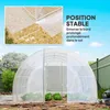 Outsunny Serre de jardin tunnel 4 x 3 x 2 m 12 m² avec 2 Voir les images du produit 6