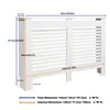 FATIVO Copriradiatore 152x19x101cm: Copertura per radiatore Anteprima dell’immagine prodotto 4