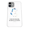 Mr. & Mrs. Panda Iphone 11 Handyhülle Einhorn Mann - Weiß - Produktbild-Vorschau 2