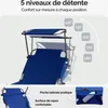 CASARIA® Lettino Ibiza 190x59cm Carico Max 150 Kg Anteprima dell’immagine prodotto 5