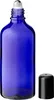 5x Blaue Glasflasche 100 ml Roll-On mit schwarzem Produktbild-Vorschau 3