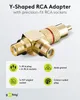 Goobay 11388, RCA, 2 x RCA, Zlato Náhľad obrázku produktu 2
