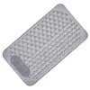 Šedá koupelnová rohož z PVC, 69 × 36 cm, s přísavkami, Náhled obrázku produktu 2