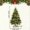 ACXIN Kunstkerstboom van PVC en kerstboomdecoratie, 180 cm, Productafbeelding-voorbeeld 2