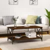 vidaXL Konferenční stolek Brown Oak Optics 100x50x45 cm Náhled obrázku produktu 2