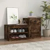 vidaXL Skriňa na topánky z dymového duba 100x42x60 cm Náhľad obrázku produktu 2