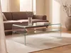Couchtisch doppelt - Sicherheitsglas - Transparent - Produktbild-Vorschau 2