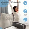 ELONEO rugkussen, 90 cm breed, geschikt als keilkussen voor Productafbeelding-voorbeeld 5