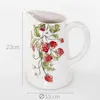 Krug aus Keramik STRAWBERRY, Erdbeermuster, 1250 ml Produktbild-Vorschau 5