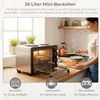 Syntrox Germany Mini-four 26 litres avec chaleur tournante Voir les images du produit 8
