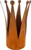 Rostikal Metall Deko Kronen Set 22 cm und 32 cm Vintage Produktbild-Vorschau 1