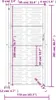 vidaXL Gartentor Anthrazit 100x200 cm Stahl Quadratisches Produktbild-Vorschau 8