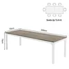 Tribesigns Schreibtisch Computertisch 200x70x 5 cm Produktbild-Vorschau 2