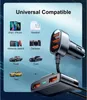 A marketing image showing a car charger adapter with multiple USB ports and examples of devices it can charge. Produktbild-Vorschau