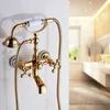 Vanová baterie KRAN retro GOLD mosaz HIMEA zlatá LAUFERI Náhled obrázku produktu 3