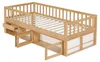 Letto per bambini Merax in legno massello 90x200 cm con Anteprima dell’immagine prodotto 11