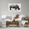 Bild auf Leinwand - Leinwandbild - Nashorn Tier Afrika Produktbild-Vorschau 6