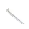 A white, linear light fixture is shown against a white background. Produktbild-Vorschau