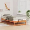 Estructura de cama Marrón 90 x 220 cm Madera de pino macizo Vista previa de la imagen del producto 3