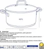 Kela Flavoria 10173 Kochtopf inkl. Deckel, Edelstahl, 24 cm Produktbild-Vorschau 3