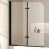 EMKE Duschabtrennung 120x140cm,  Badewannenfaltwand, Produktbild-Vorschau 1