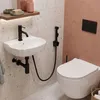 Rubinetto Per Lavabo Con Doccetta Bidet REA Lungo Black Anteprima dell’immagine prodotto 6