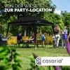 CASARIA Pavillon Capri 3x3m Pop-up Schwarz Produktbild-Vorschau 4