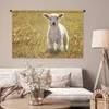 MuchoWow® Wandteppich Wandbehang Lamm - Gras - Sonne Produktbild-Vorschau 5