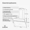 KlarsteinAlina okap kuchenny, klasa energetyczna A, Podgląd zdjęcia produktu 7
