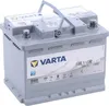 A VARTA D52 Silver Dynamic AGM car battery is shown against a white background. Produktbild-Vorschau