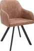 riess-ambiente Retro Design Stuhl LUCCA vintage braun Produktbild-Vorschau 7