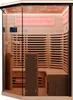 Dewello® Infrarotkabine Infrarotsauna KENORA 140x140 für Produktbild-Vorschau 6