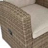 Close-up of the armrest and cushion of an outdoor chair. Náhled obrázku produktu