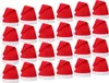 Santa Magix Weihnachtsmütze Set – Einfache rote Filz Produktbild-Vorschau 1