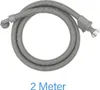 A coiled gray hose with connectors on both ends, presented on a white background. Produktbild-Vorschau