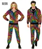 80er Jahre Trainingsanzug mit buntem Animal Print von Gr. Produktbild-Vorschau 6