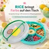 Vassoio da portata Rice con coperchio - Turchese Limone Anteprima dell’immagine prodotto 8