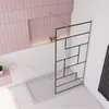 8mm Nano+ESG walk in Duschtrennwand Duschwand 100X200cm mit Produktbild-Vorschau 3