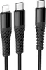 Cavo di ricarica Hoco X123 2 in 1 da USB-C a USB-C e Anteprima dell’immagine prodotto 1