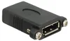DeLOCK DisplayPort 1.1 F-F, DisplayPort, DisplayPort, Černá Náhled obrázku produktu 1