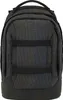 A black backpack with a textured, iridescent surface. Produktbild-Vorschau