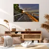Bild auf Leinwand - Leinwandbild - Fußgängerbrücke Himmel Produktbild-Vorschau 7