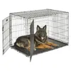 IvoQ Hundekäfig L - 90x60x67cm - Doppeltüren - Faltbar - Produktbild-Vorschau 1