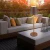 LED Tischleuchte, braun, Touchdimmer, Akku, H 36 cm Produktbild-Vorschau 7