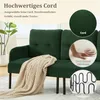 MODFU Sofa Cord Drei-Sitzer,Loungesofa mit hoher Produktbild-Vorschau 4