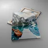 Bild auf Leinwand - Leinwandbild - Einteilig - Boote Berge Produktbild-Vorschau 2