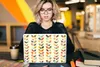 MuchoWow® Laptop Aufkleber Sticker Cover Blätter - 50er Produktbild-Vorschau 5